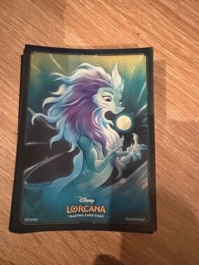 Disney Lorcana Teal-Blue-Purple Spirit Card Sleeve